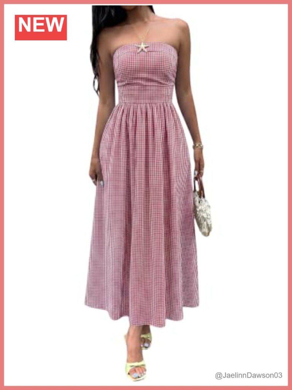 Striped Strapless Maxi Dress Sleeveless Drop Waist Casual Summer